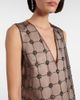 Max Mara Max Mara Acino embellished tulle and satin minidress - 5