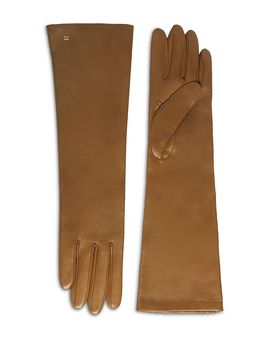 Max Mara Max Mara Afidee Long Nappa Leather Gloves