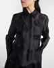 Max Mara Max Mara Agi embellished floral-appliquÃ© silk blouse - 3