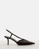 Max Mara Max Mara Agitano raffia slingback pumps - 5