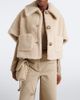 Max Mara Max Mara Alpaca, wool, and silk teddy cape - 2
