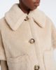 Max Mara Max Mara Alpaca, wool, and silk teddy cape - 3