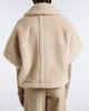 Max Mara Max Mara Alpaca, wool, and silk teddy cape - 6
