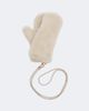 Max Mara Max Mara Alpaca, wool, and silk teddy mittens - 1