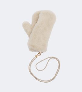 Max Mara Max Mara Alpaca, wool, and silk teddy mittens