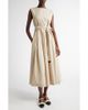 Max Mara Max Mara Amina Cotton Twill Midi Dress - 1