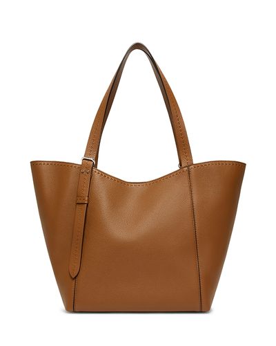Max Mara Max Mara Archetipo Leather Trapezoid Tote