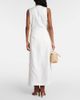 Max Mara Max Mara Aureo linen twill midi wrap dress - 3
