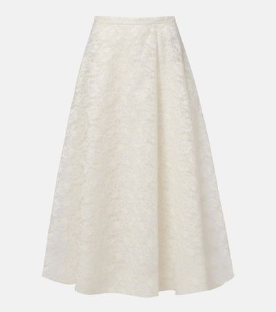 Max Mara Max Mara Avena embroidered midi skirt