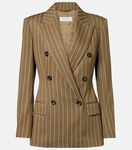 Max Mara Max Mara Balta pinstripe double-breasted blazer