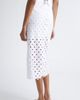 Max Mara Max Mara Beachwear Embroidered Jersey Eyelet Midi Skirt - 3