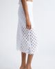 Max Mara Max Mara Beachwear Embroidered Jersey Eyelet Midi Skirt - 4