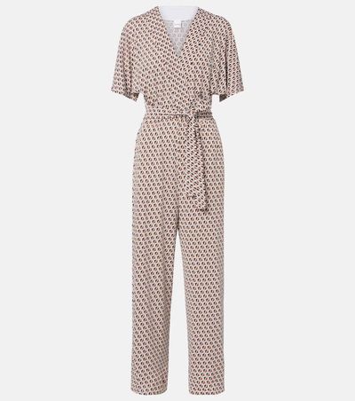 Max Mara Max Mara Belted printed jumpsuit