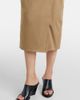 Max Mara Max Mara Beta cotton-blend satin wrap dress - 6