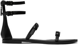 Max Mara Max Mara Black Evegflat Sandals