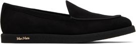 Max Mara Max Mara Black Soft Moc Loafers