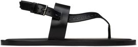 Max Mara Max Mara Black Thongstitch Sandals