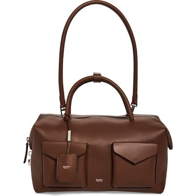 Max Mara Max Mara Bowler Leather Satchel