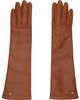 Max Mara Max Mara Brown Afidee Long Gloves - 1