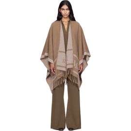 Max Mara Max Mara Brown Hildestole Scarf