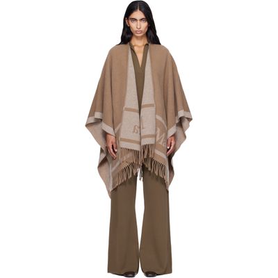 Max Mara Max Mara Brown Hildestole Scarf