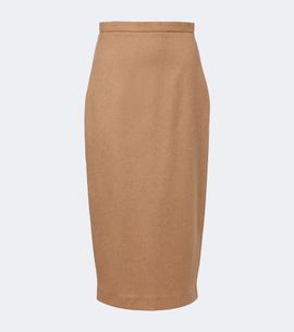 Max Mara Max Mara Camel hair midi skirt