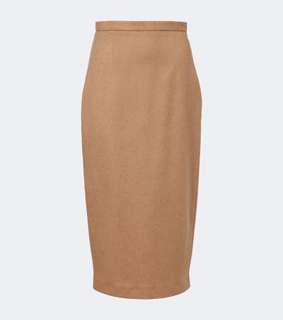 Max Mara Max Mara Camel hair midi skirt