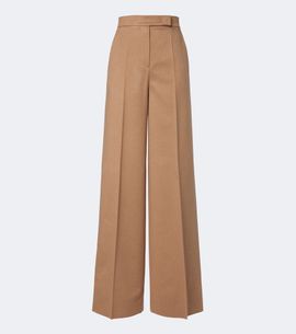Max Mara Max Mara Camel hair wide-leg pants