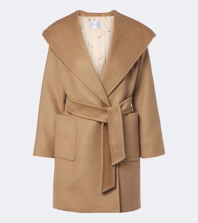 Max Mara Max Mara Camel hair wrap coat