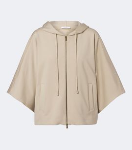 Max Mara Max Mara Caped zip-up hoodie