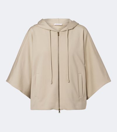Max Mara Max Mara Caped zip-up hoodie