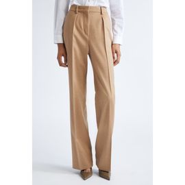Max Mara Max Mara Carbone Camel Hair Straight Leg Pants 