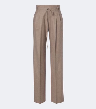 Max Mara Max Mara Cashmere-blend straight pants