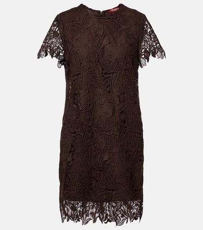 Max Mara Max Mara Cotton guipure lace minidress