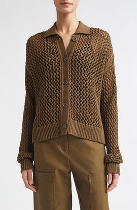Max Mara Max Mara Cotton Mesh Cardigan