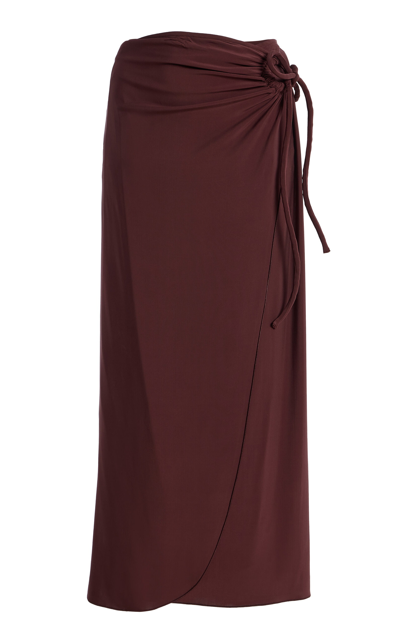 Max Mara Max Mara CrepeJersey Wrap Skirt