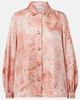 Max Mara Max Mara Crespo embellished printed twill shirt - 1