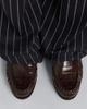 Max Mara Max Mara Croc-effect leather penny loafers - 5