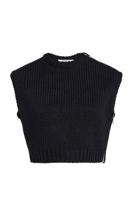 Max Mara Max Mara Cropped Knit Turtleneck Sweater