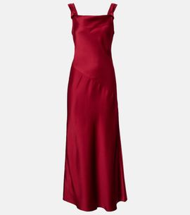 Max Mara Max Mara CrÃªpe satin maxi dress