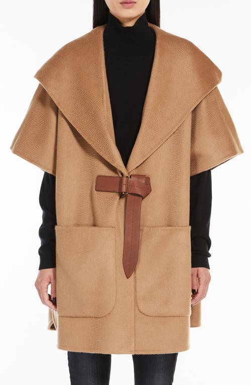 Max Mara Max Mara Dorico Belted Double Face Cashmere Cape