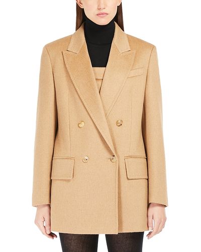 Max Mara Max Mara Double Breasted Peak Lapel Blazer