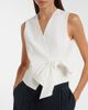 Max Mara Max Mara Draped cady vest - 2