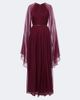 Max Mara Max Mara Elegante belted silk chiffon gown - 1
