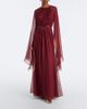 Max Mara Max Mara Elegante belted silk chiffon gown - 2