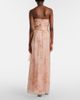 Max Mara Max Mara Elegante Dominio floral silk organza bustier gown - 3
