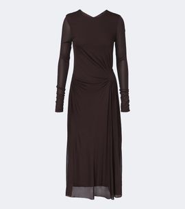 Max Mara Max Mara Elegante gathered crêpe jersey midi dress