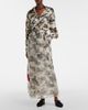 Max Mara Max Mara Elegante Sabbia printed silk organza maxi skirt - 2