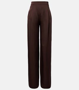 Max Mara Max Mara Elegante satin wide-leg pants