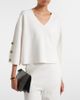 Max Mara Max Mara Embellished crÃªpe top - 2
